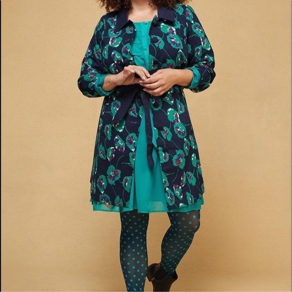 Mod Cloth Delightful direction floral jacket - Picture 4 of 6